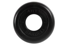 Диск обрезиненный d51мм MB Barbell Atlet 1,25кг черный MB-AtletB51-1,25