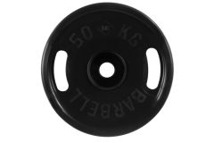 Диск олимпийский d51мм евро-классик с ручками MB Barbell MB-PltBS-50 50 кг черный