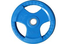 Диск обрезиненный ZSO цветной 3 Handle D-51 20кг