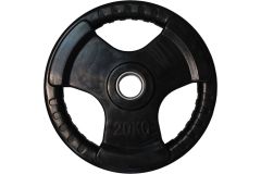 Диск обрезиненный ZSO черный 3 Handle D-51мм 20кг