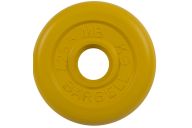 Диск обрезиненный d26мм MB Barbell MB-PltC26-1,25 1,25 кг желтый