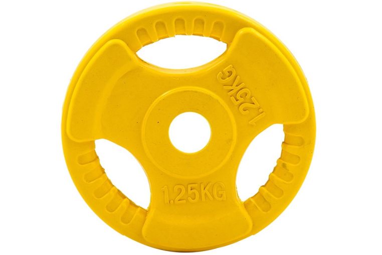 Диск обрезиненный ZSO цветной 3 Handle D-26 1,25кг 