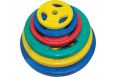 Диск обрезиненный ZSO цветной 3 Handle D-26 20кг фото 1