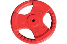 Диск обрезиненный ZSO цветной 3 Handle D-26 25кг