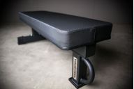 Скамья горизонтальная YouSteel Hard с широкой подушкой, цвет чёрный, F1201C3