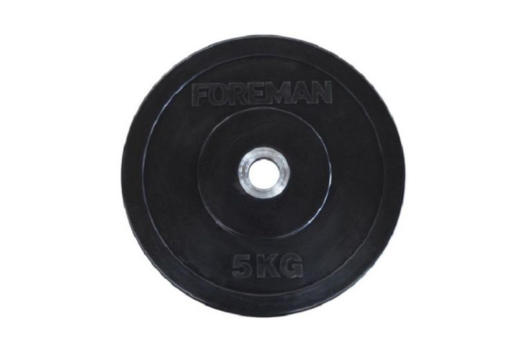 Диск бампированный обрезиненный Foreman D50 мм 1,5 кг FM/BM-1,5 Желтый 