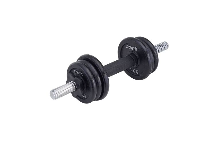 Гантель разборная чугунная 6 кг Star Fit DB-715 в коробке 