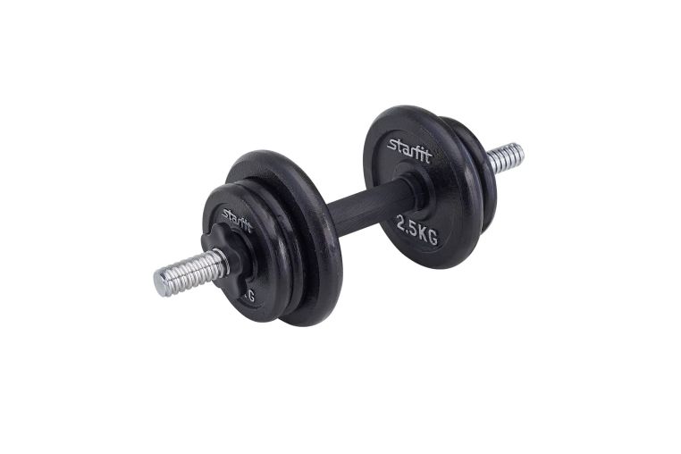 Гантель разборная чугунная 10 кг Star Fit DB-715 в коробке 