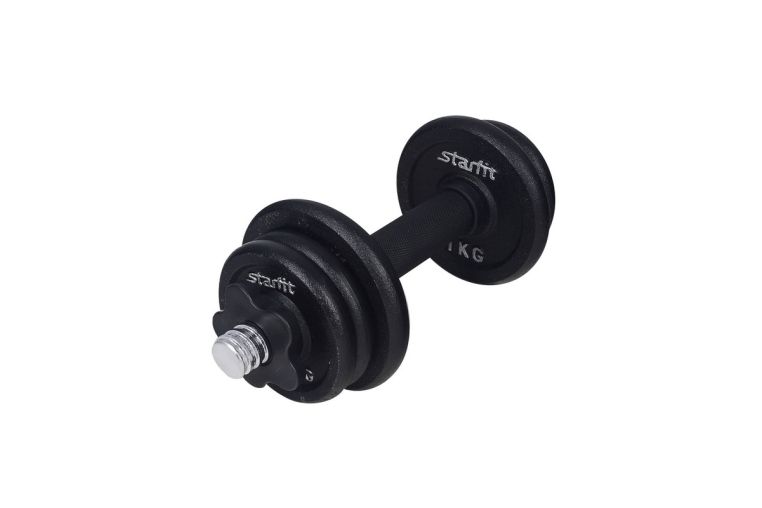 Гантель разборная чугунная, 5 кг Star Fit DB-713 в коробке 