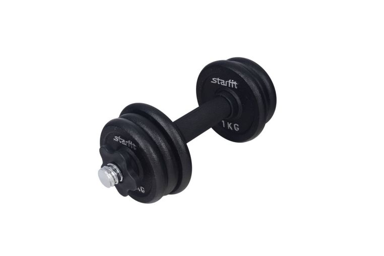 Гантель разборная чугунная, 6 кг Star Fit DB-713 в коробке 