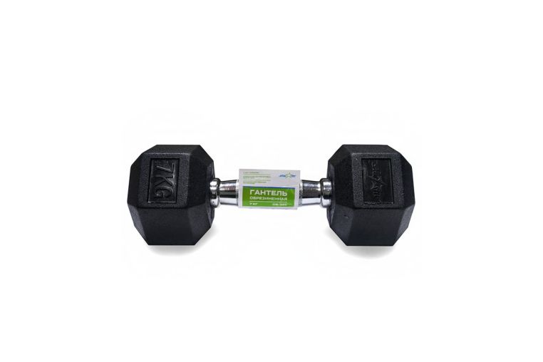 Гантель гексагональная 7 кг Star Fit DB-301 черный фото 1