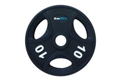Диск обрезиненный Inex GMAX с 3 отверстиями, 10 кг GRP-N-10KG