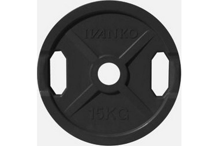 Диск d51 мм Johns 15 кг DR71022 - 15B черный 