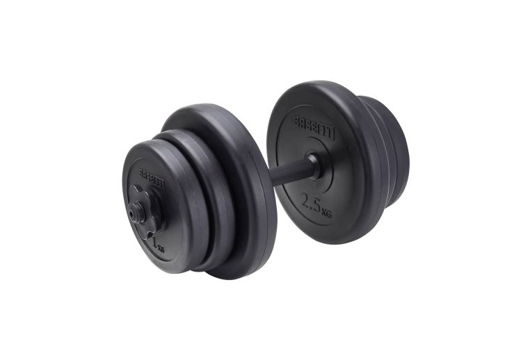 Гантель 10 кг BaseFit разборная пластиковая в коробке DB-717 