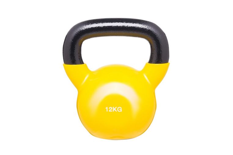 Гиря в виниловой оболочке BenCarFitness 12 кг желтый TS-2174/12 