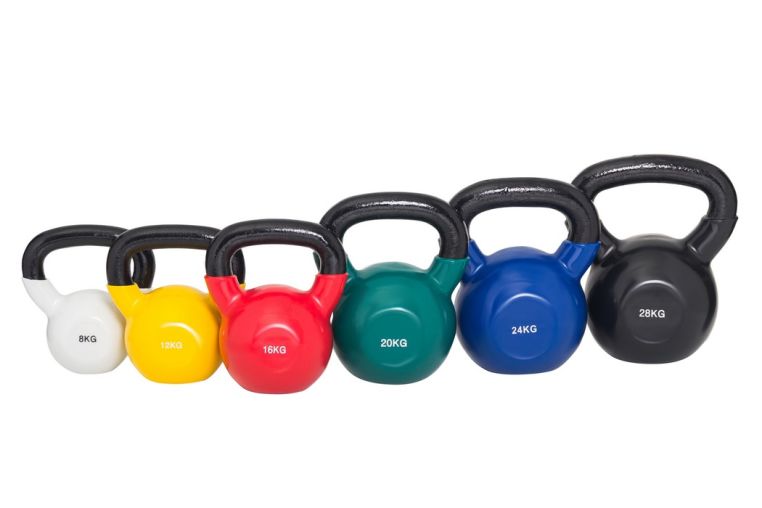 Гиря в виниловой оболочке BenCarFitness 12 кг желтый TS-2174/12 фото 1