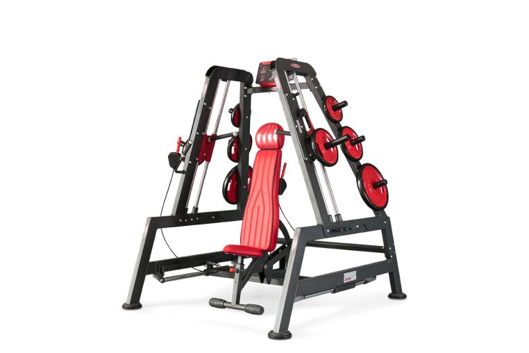 Силовая скамья Panatta для работы с гантелями (машина Смита) 1HP122 