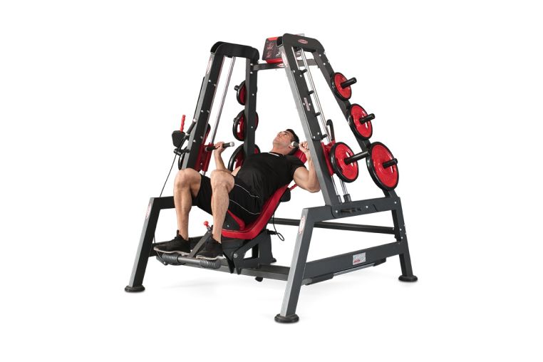 Силовая скамья Panatta для работы с гантелями (машина Смита) 1HP122 фото 3