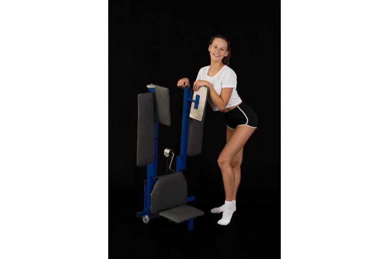 Тренажер для растяжки Spektr Sport Маховик 1.0 синий фото 6