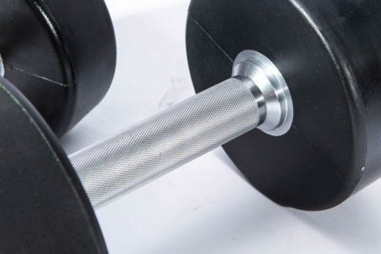 Гантели в уретане 44 кг Live Pro Premium Urethane Dumbbells LP8000-44 фото 4