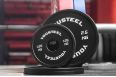Диск 1,25кг YouSteel каучуковый, тренировочный, черный фото 6