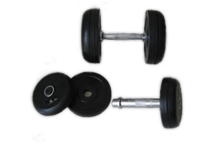 Обрезиненный гантельный ряд Dayu Fitness DB-181-1 ( 27,5-50 кг) фото 1