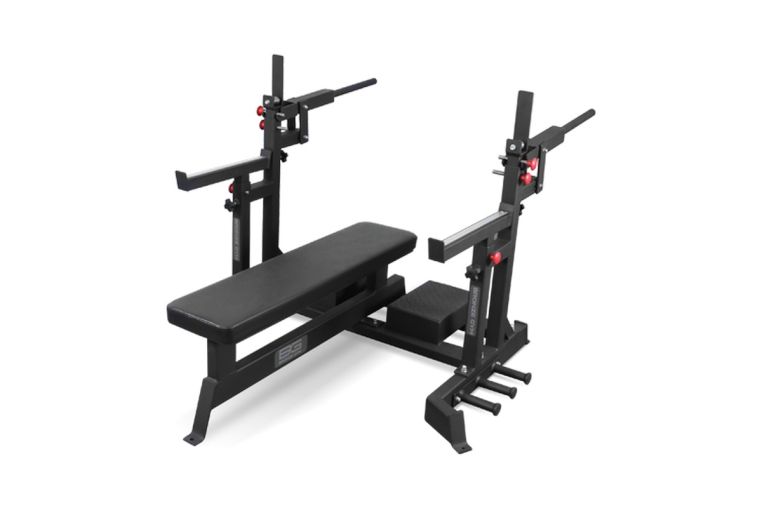 Скамья для жима пауэрлифтерская с механизмом подъёма штанги Bronze Gym BG-AL-321 