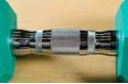 Гантель YouSteel PU 25 кг красная фото 3