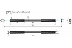 Турник раздвижной (распорный) V-Sport ST057.3