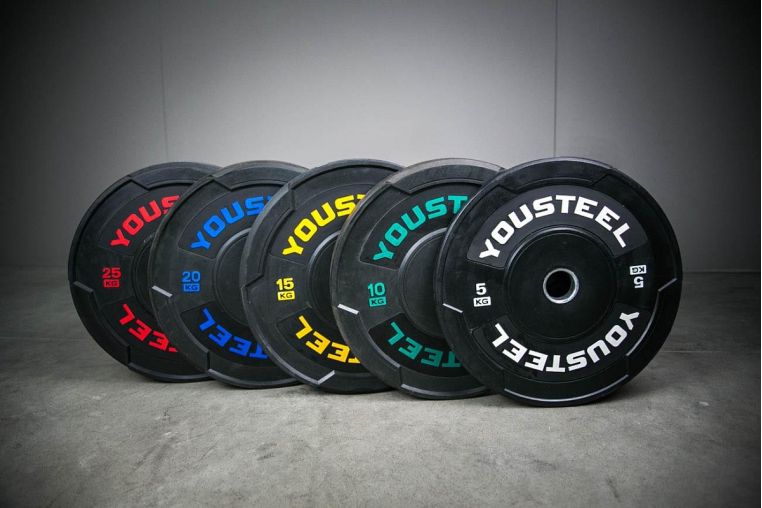 Диск Hard тренировочный YouSteel черный 10кг D50мм BP-HRD-10 фото 3