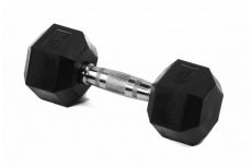 Гантель гексагональная обрезиненная 7кг Lite Weights 3183LW