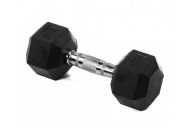 Гантель гексагональная обрезиненная 6кг Lite Weights 3182LW