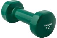 Гантель 2кг Sundays Fitness IR92005 6062978 зеленый