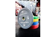 Диск 5кг YouSteel EVO Bumper Plate серый