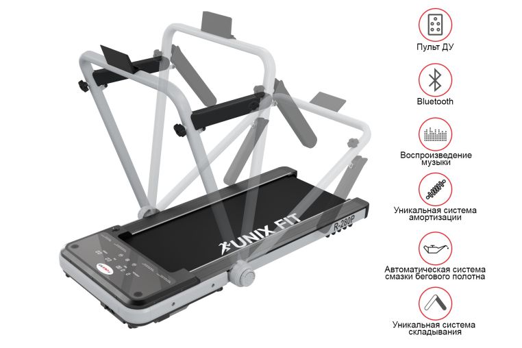 Беговая дорожка UnixFit R-280P фото 6