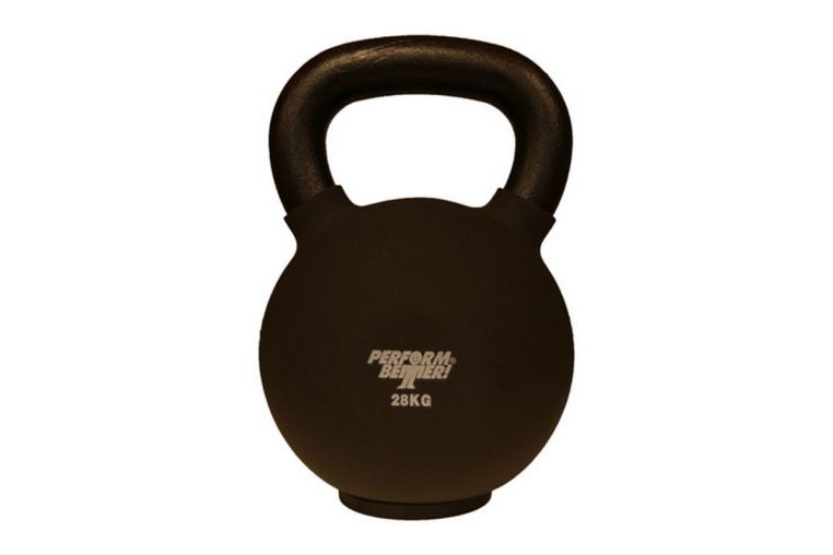 Обрезиненная гиря 28 кг Perform Better Neoprene Kettlebell 8944 черный 