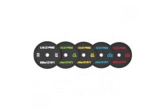 Бампированный диск 10кг Live Pro Rubber Bumper Plate NL\LP8331-10\00-00-00 черный\зеленый