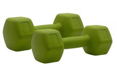 Гантели для фитнеса Sport Elite 2х2 кг H-202 салатовый