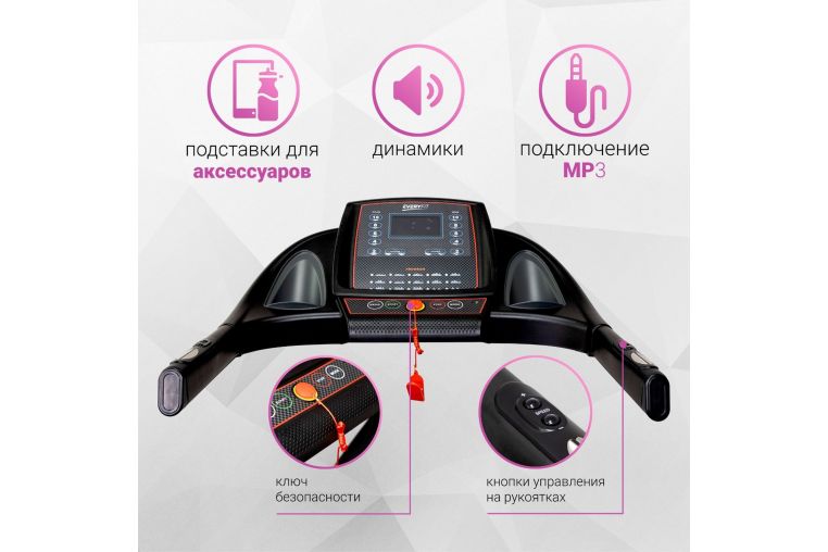 Электрическая беговая дорожка Everyfit 74500B фото 19
