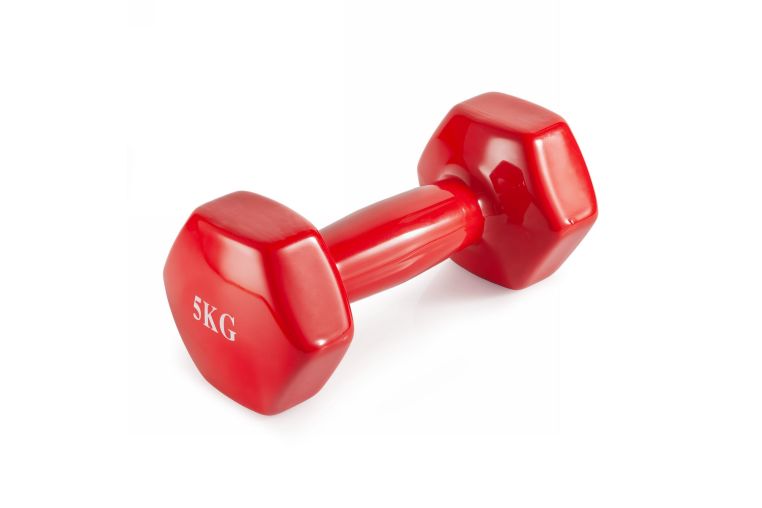 Гантель неразборная 5 кг винил VictoryFit VF-DV050 