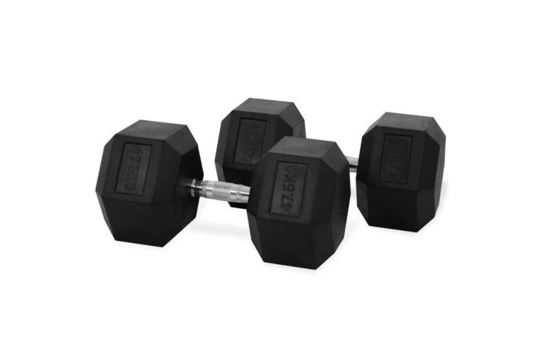 Гантель неразборная гексагональная 47,5 кг VictoryFit VF-H475 