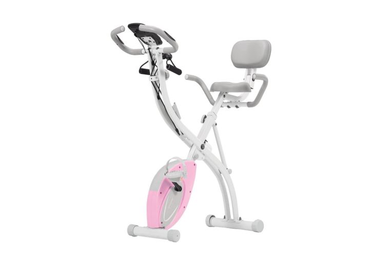 Велотренажер X-Bike DFC DavCreator DV995019B02 бело-розовый 