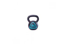 Чугунная гиря 28 кг Live Pro Solid Cast Iron Kettlebell LP8041-28 черный\синий