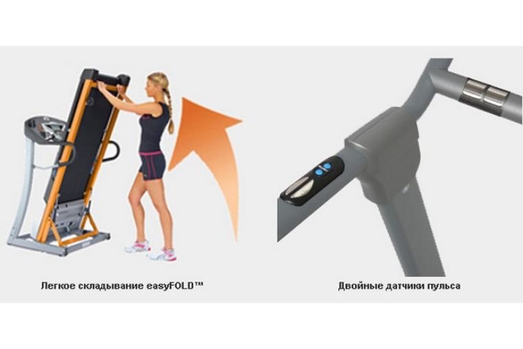 Беговая дорожка Oxygen Tesla BL (+USB) фото 5