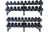 Комплект PVC гантелей V-Sport 2,5-50кг (20пар) со стойками FTX-311.1