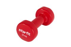 Гантель виниловая Star Fit DB-101 3 кг, красный