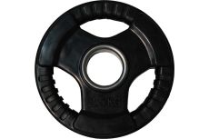 Диск обрезиненный Profi-Fit черный 3 Handle D51мм 2,5кг