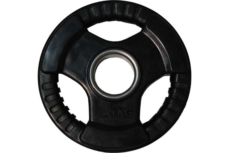 Диск обрезиненный Profi-Fit черный 3 Handle D51мм 2,5кг 