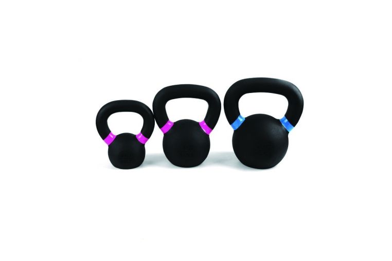 Гиря чугунная 20 кг Hercules HK105-20 с цветными метками фото 1