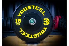 Диск 15кг YouSteel Traning PRO чёрный